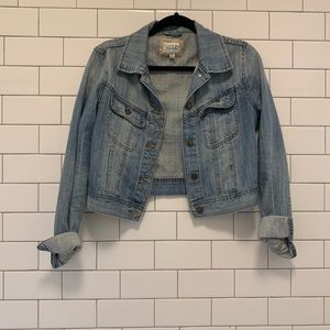 Forever 21 crop Jean jacket